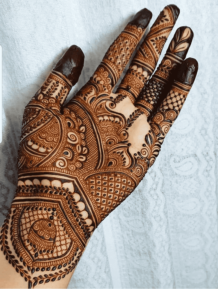 Fine EID Henna Design