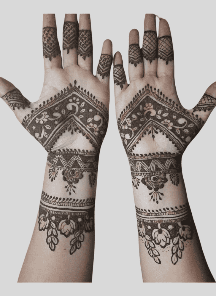 Refined Eid Ul Azha Henna Design