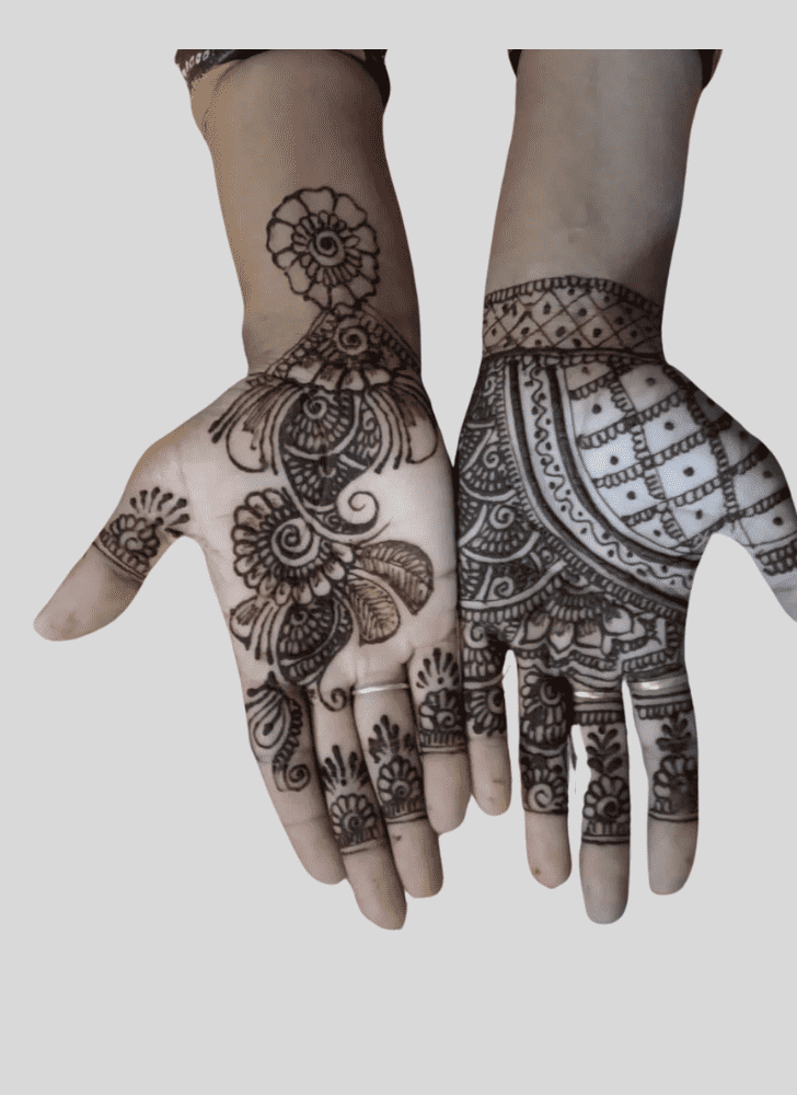 Slightly Eid Ul Azha Henna Design