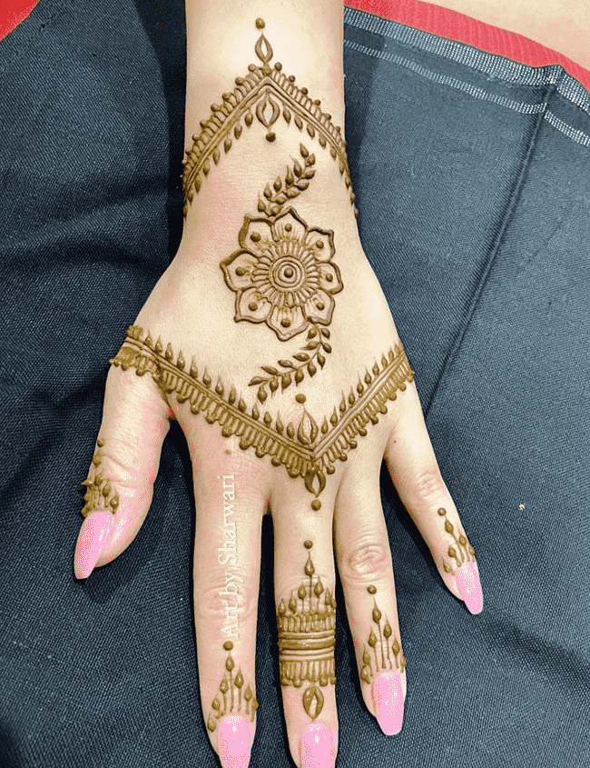 Beauteous Ekadashi Henna Design