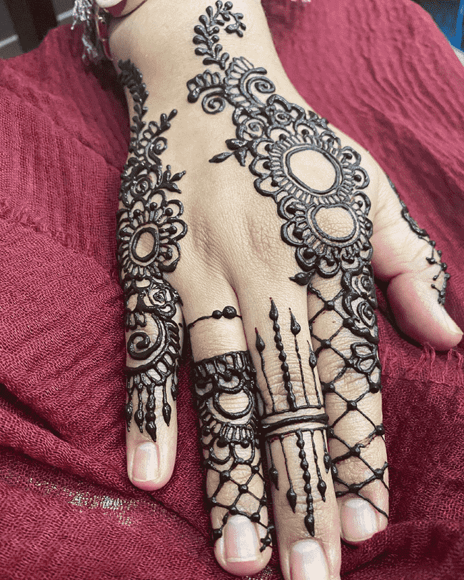 Exquisite Ekadashi Henna Design