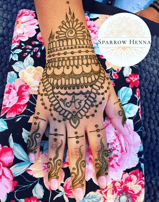 Gorgeous Ekadashi Henna Design