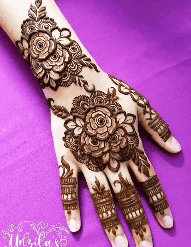 Awesome Ekadashi Henna Design