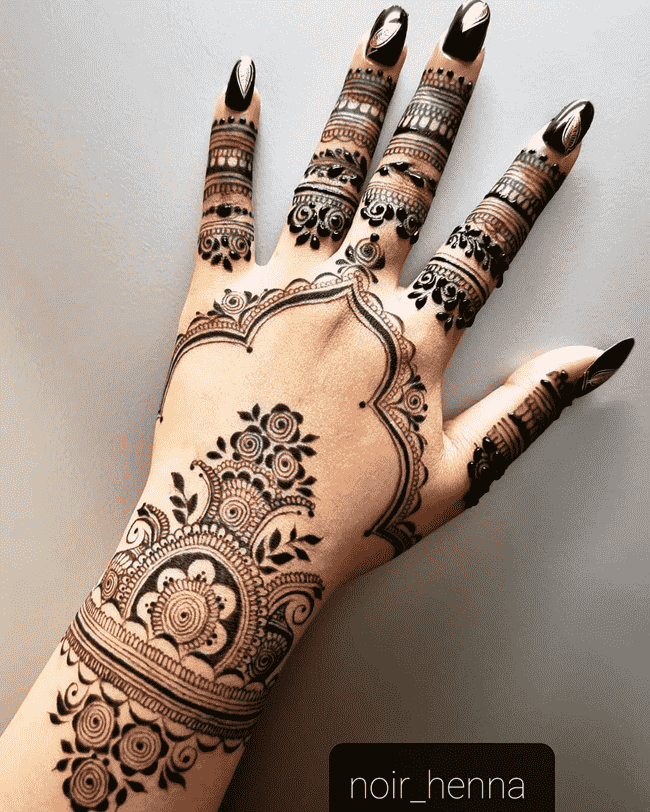 Nice Ekadashi Henna Design