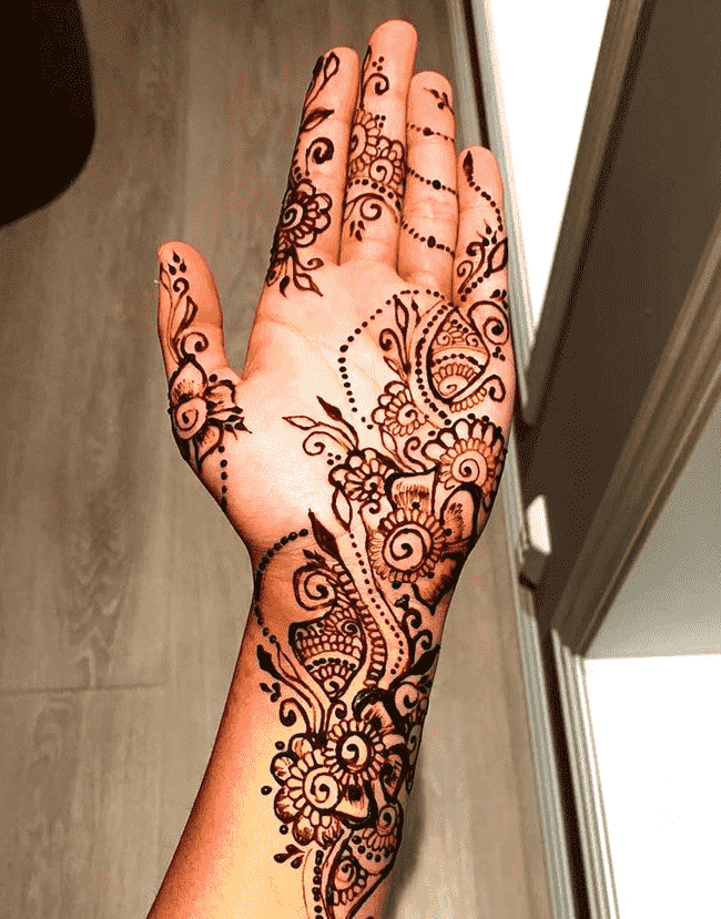 Pretty Ekadashi Henna Design