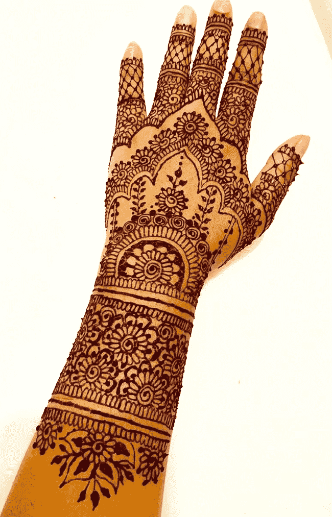 Resplendent Ekadashi Henna Design