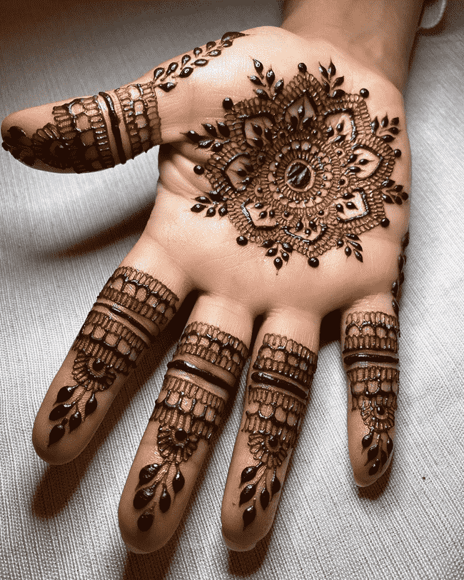 Slightly Ekadashi Henna Design