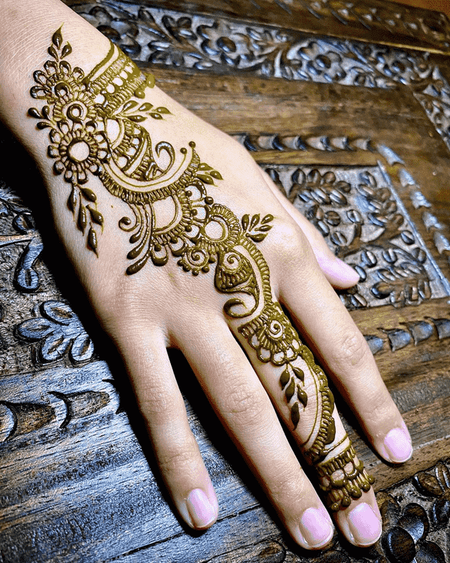 Splendid Ekadashi Henna Design