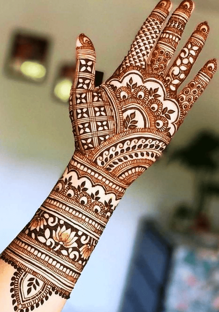 Alluring Elegant Henna Design