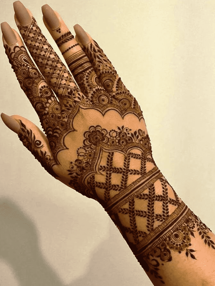 Dazzling Elegant Henna Design