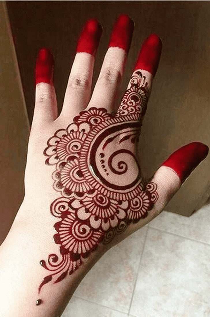 Delicate Elegant Henna Design