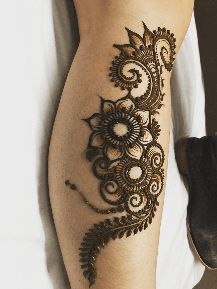 Classy Engagement Henna Design