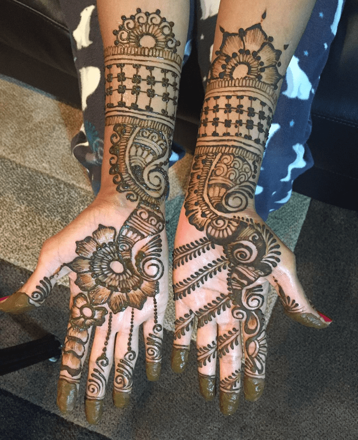 Enticing Engagement Henna Design