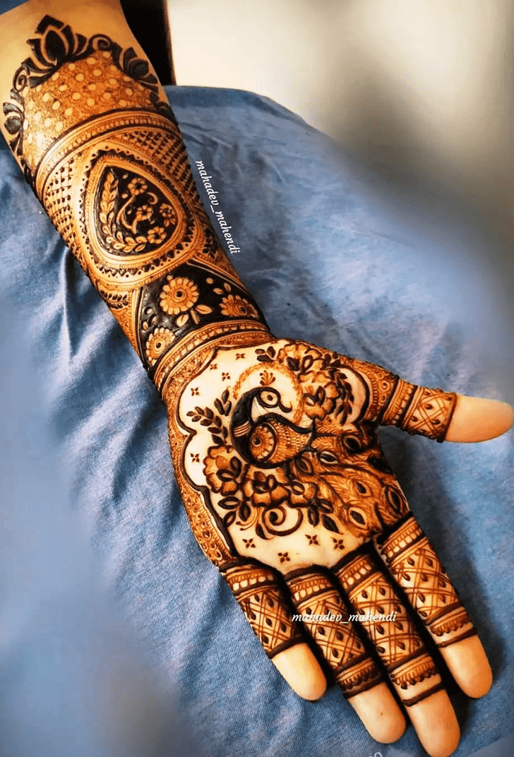Arm Engagment Henna Design