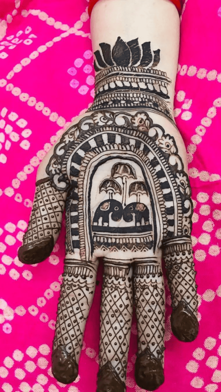 Awesome Engagment Henna Design