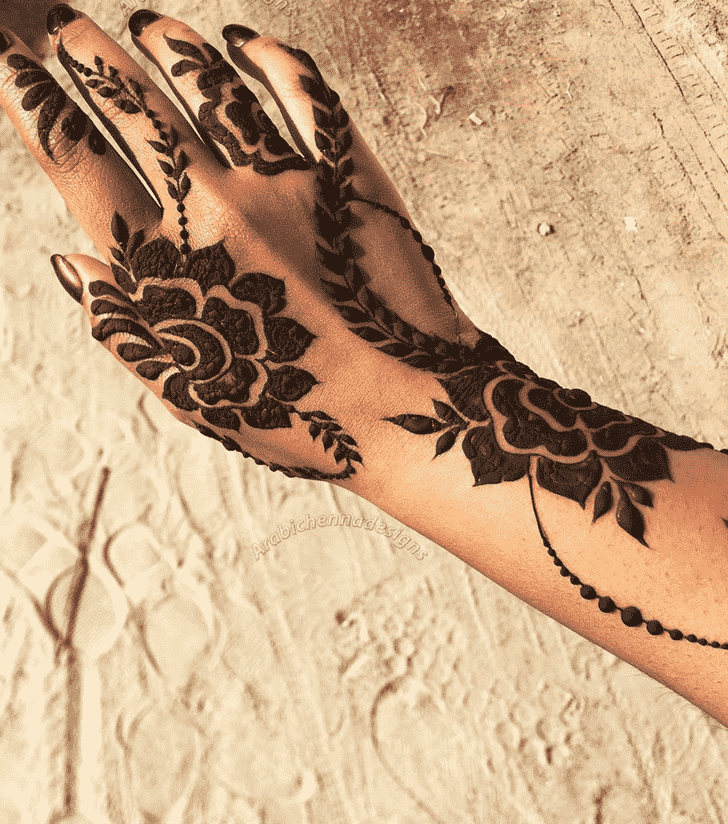 Magnificent Epic Henna design