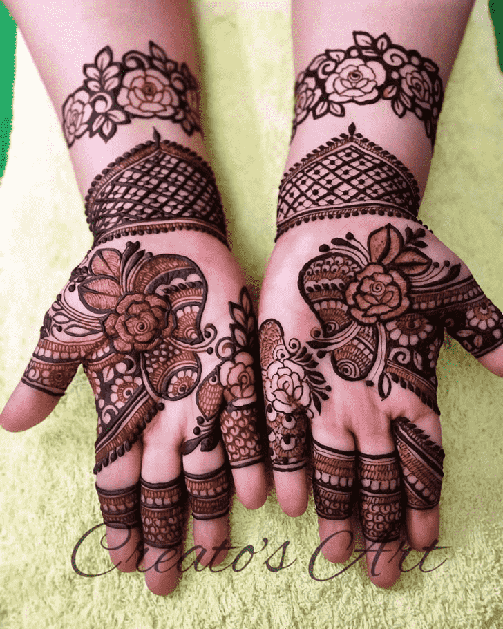 Nice Epic Henna design
