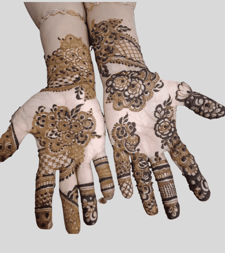 Captivating fancy Henna Design