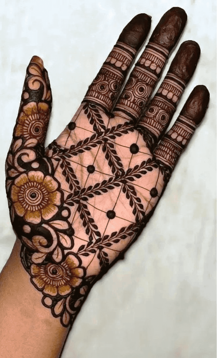Adorable Fancy Henna Design