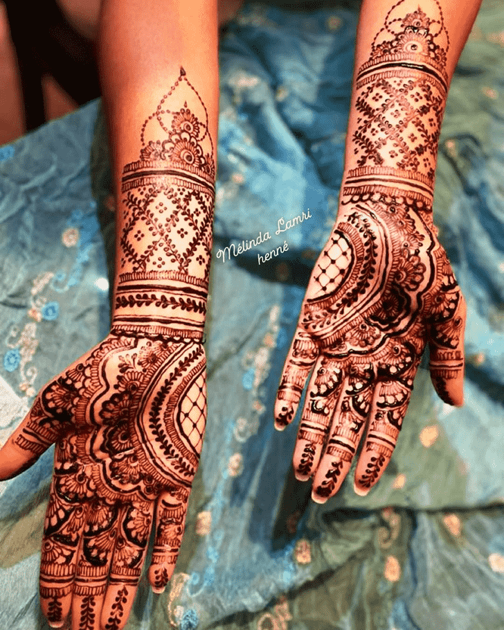 Exquisite Faridabad Henna Design