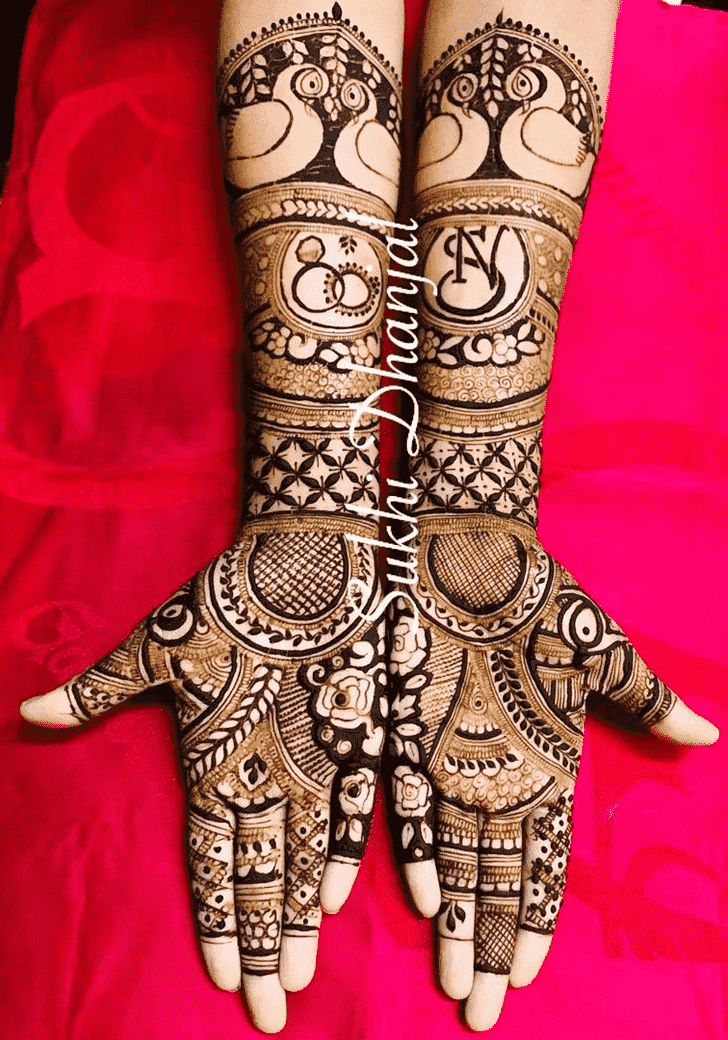 Graceful Faridabad Henna Design
