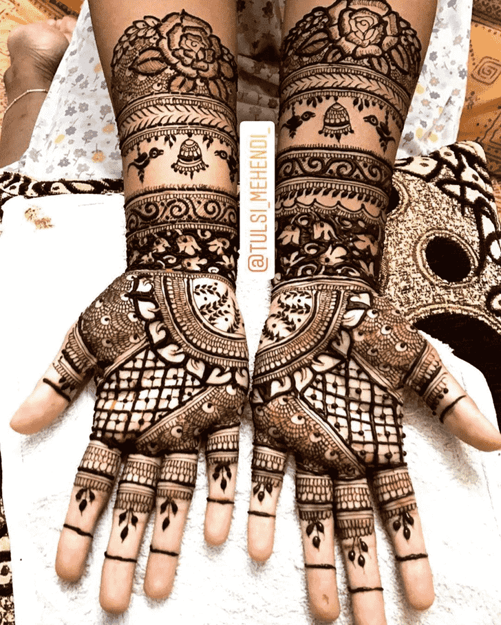 Pleasing Faridabad Henna Design