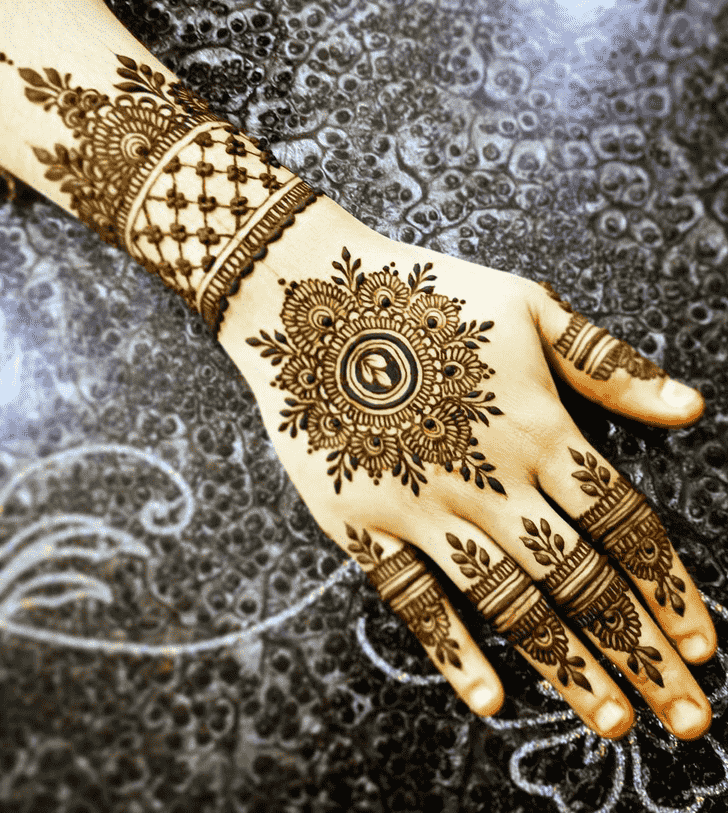 Stunning Faridabad Henna Design