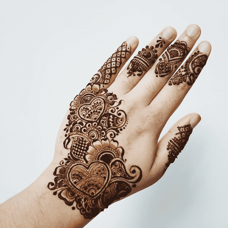 Divine Floral Henna Design