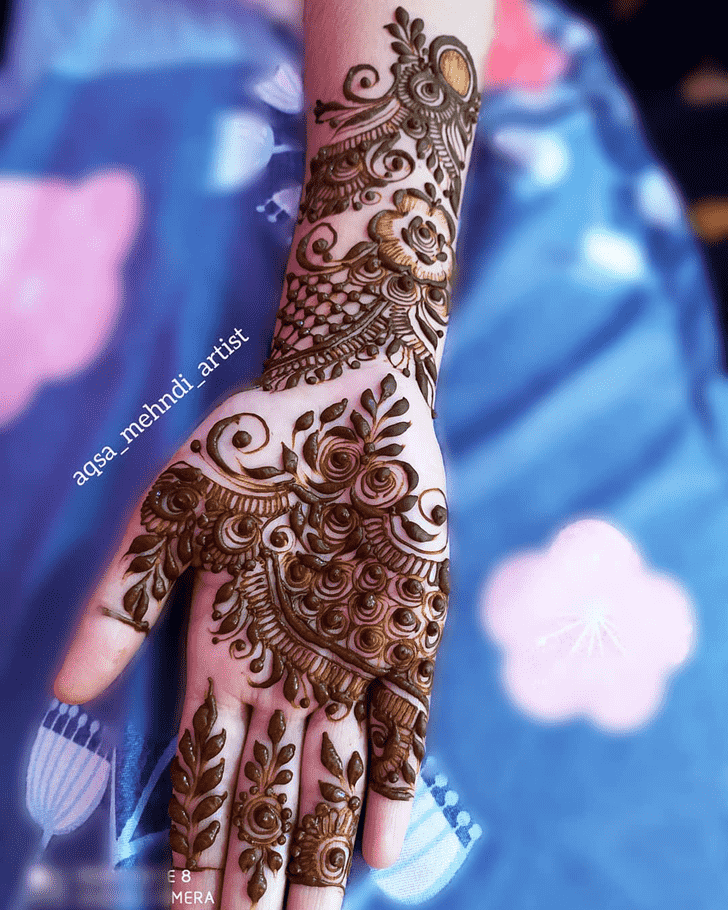 Excellent Floral Henna Design
