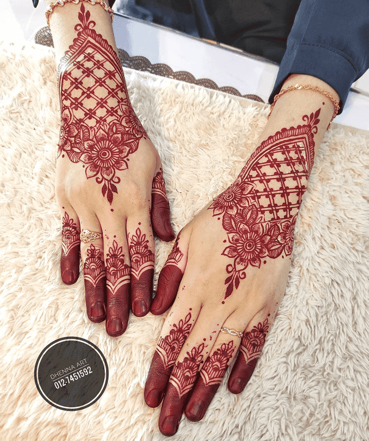 Gorgeous Floral Henna Design