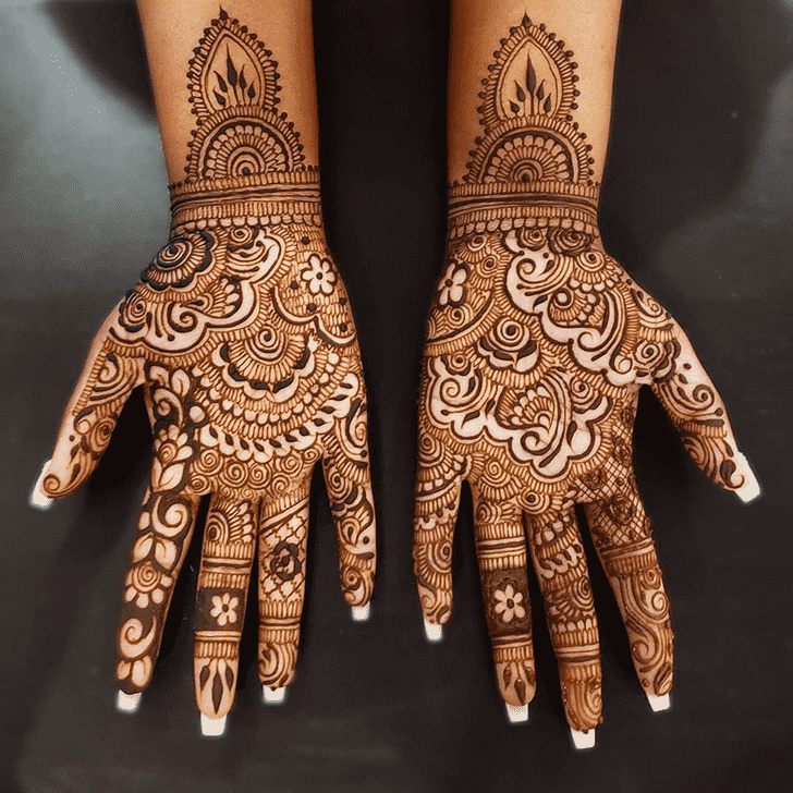 Dazzling Florida Henna Design