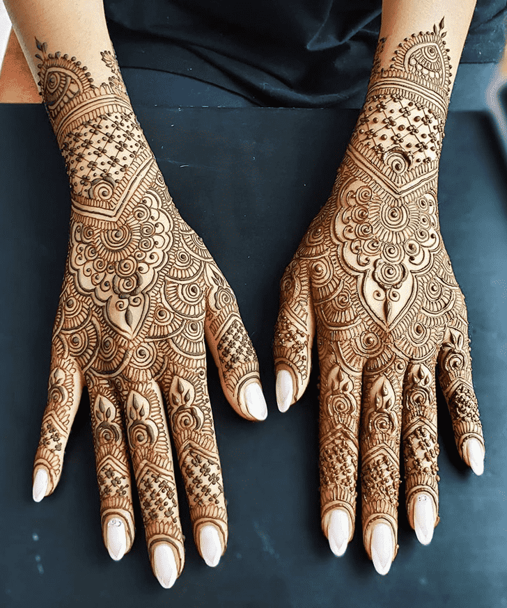 Pleasing Florida Henna Design