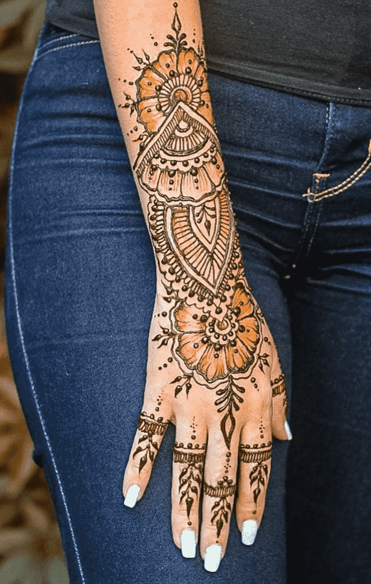 Resplendent Florida Henna Design