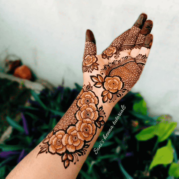 Flower Flower Henna design