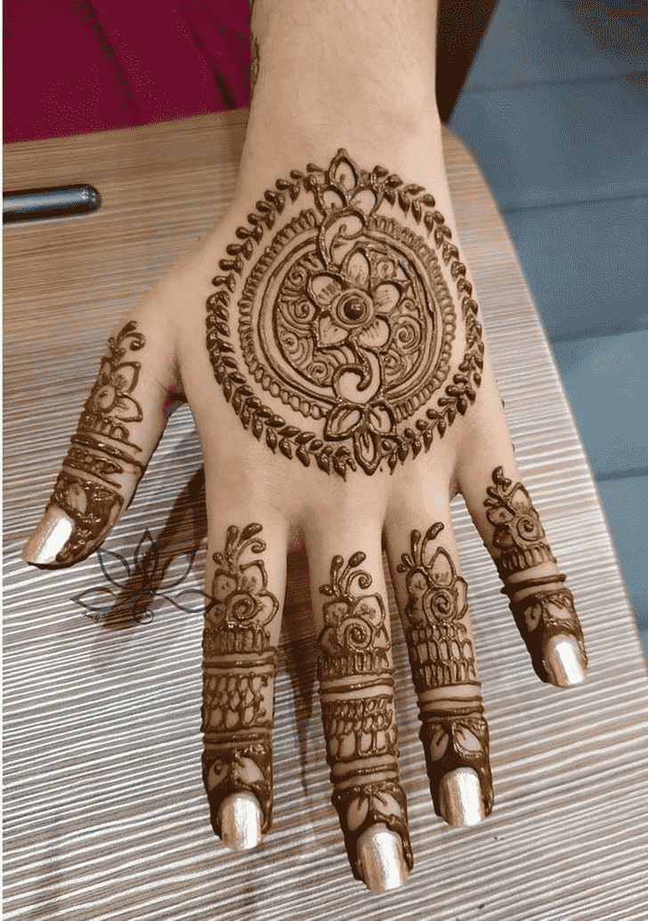 Fair Flower Henna design