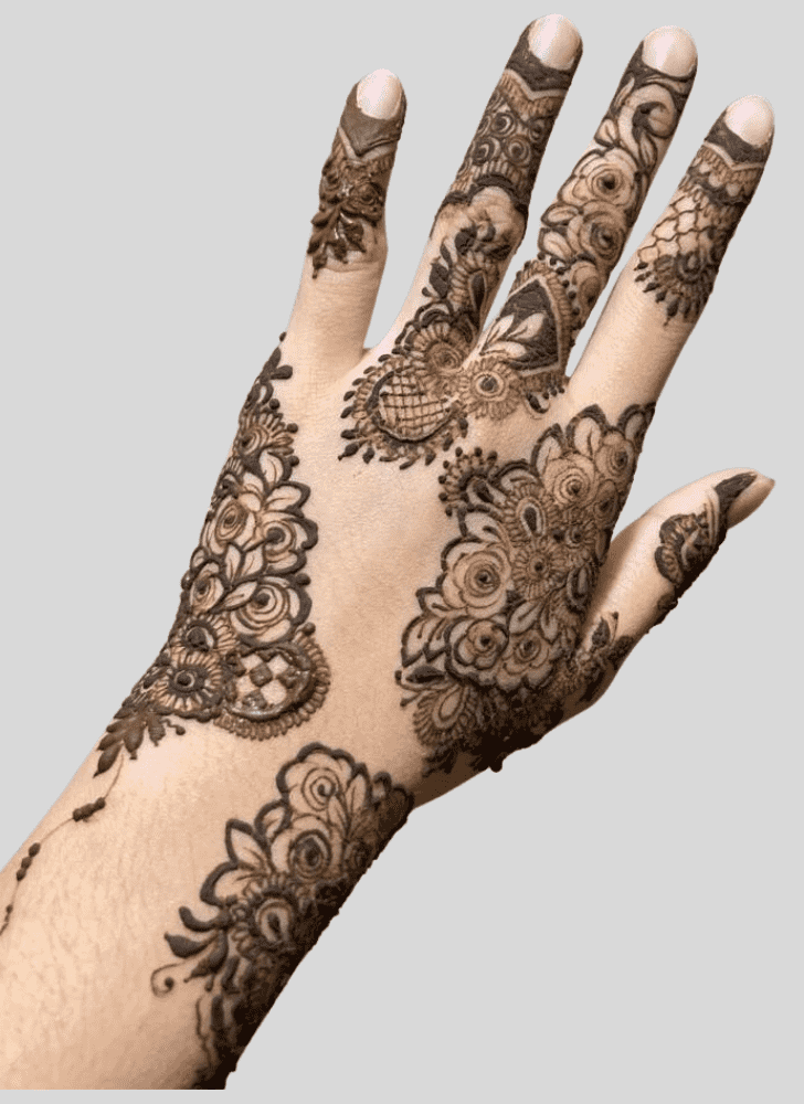 Bewitching France Henna Design