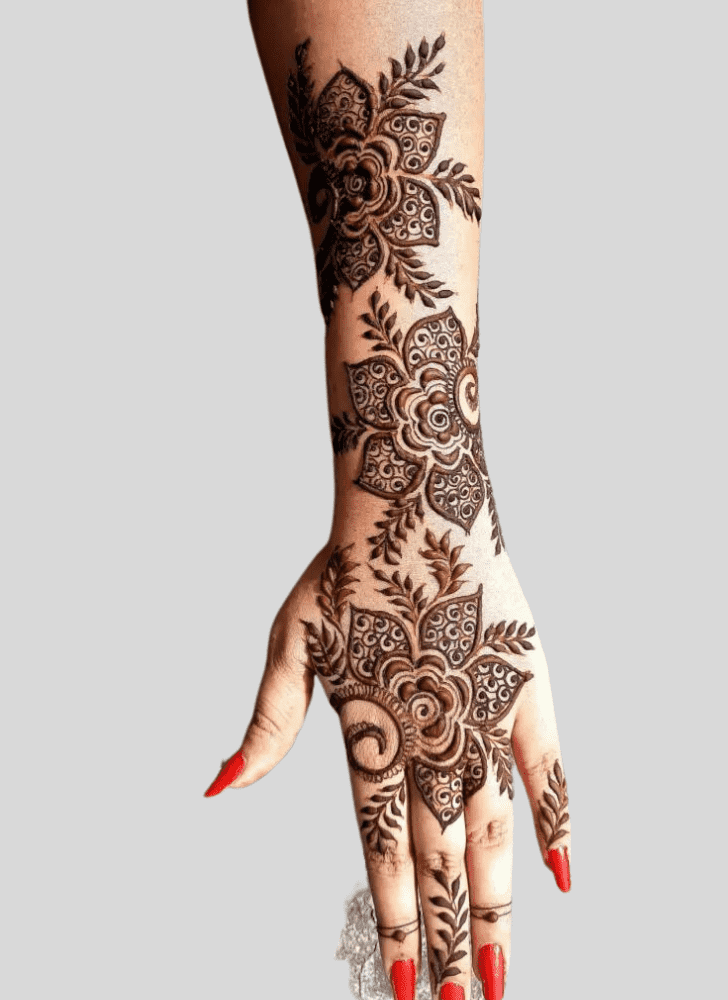 Dazzling France Henna Design