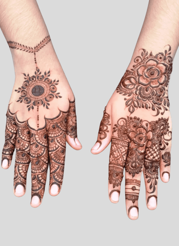 Enticing France Henna Design