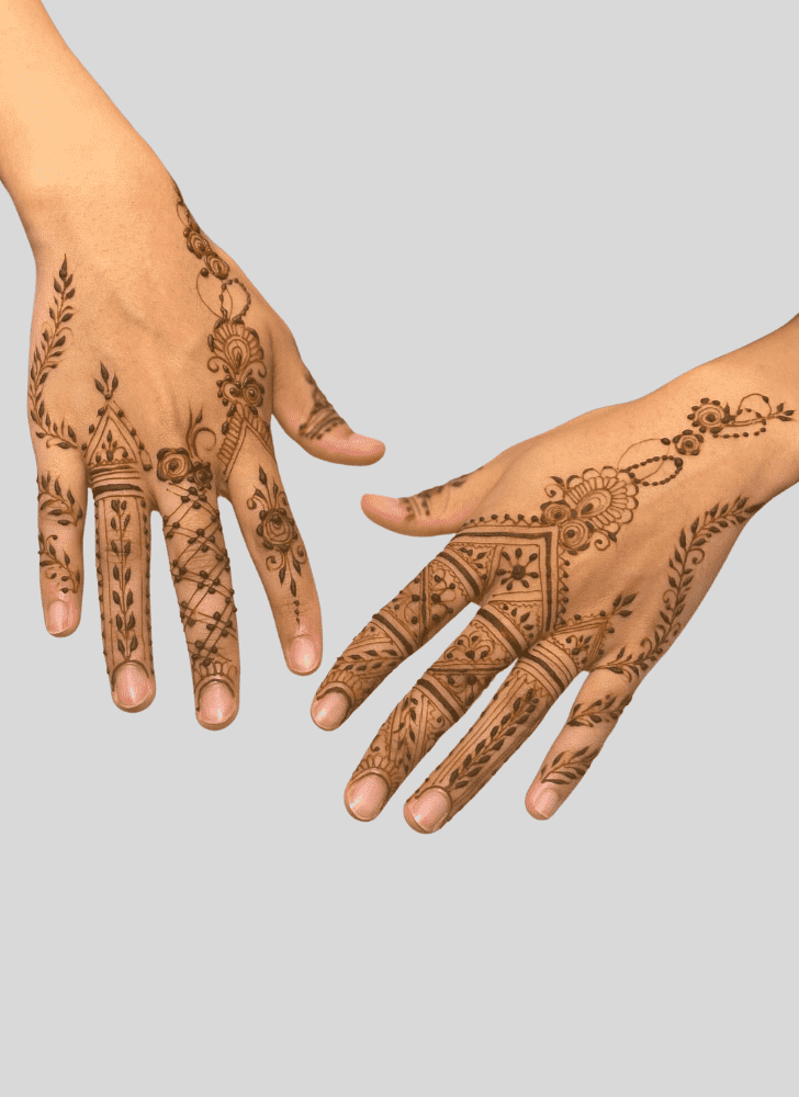 Pleasing France Henna Design