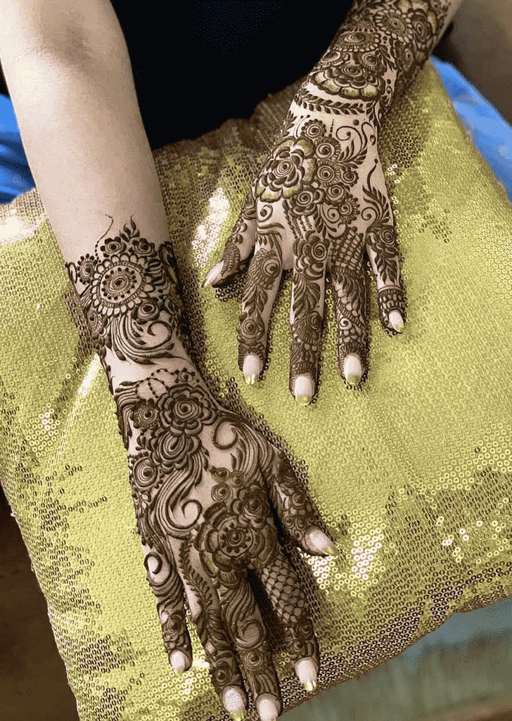 Captivating Friends Henna Design