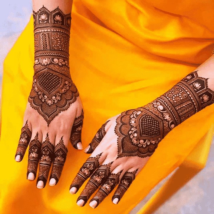 Elegant Friends Henna Design