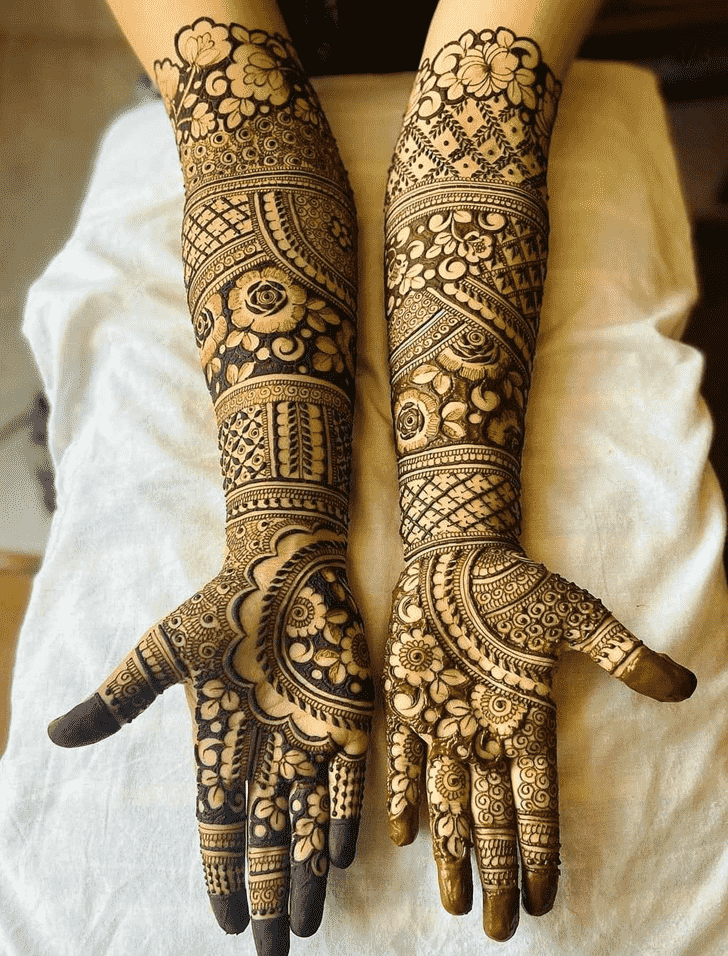 Enticing Friends Henna Design