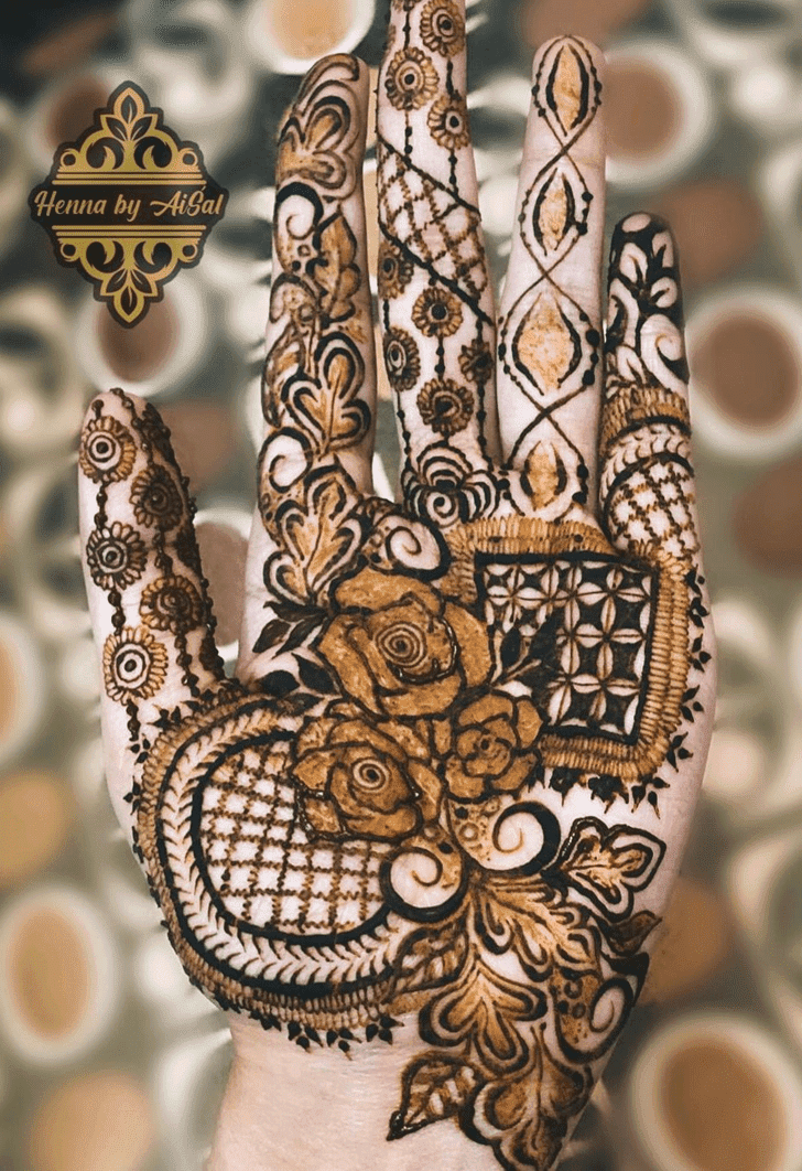 Marvelous Friendship Day Henna Design