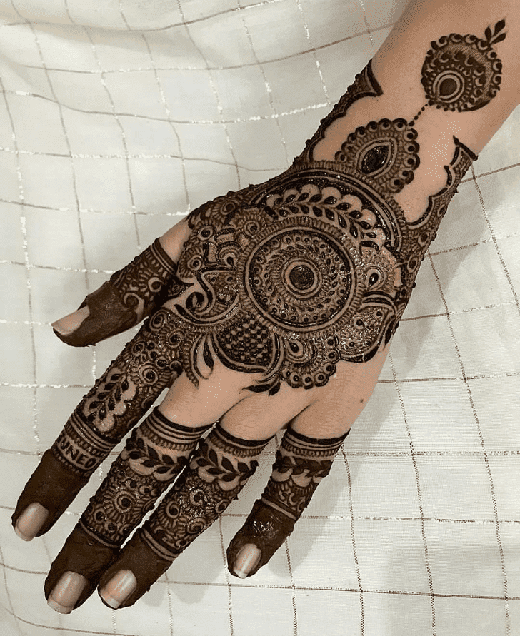 Superb Friendship Day Henna Design