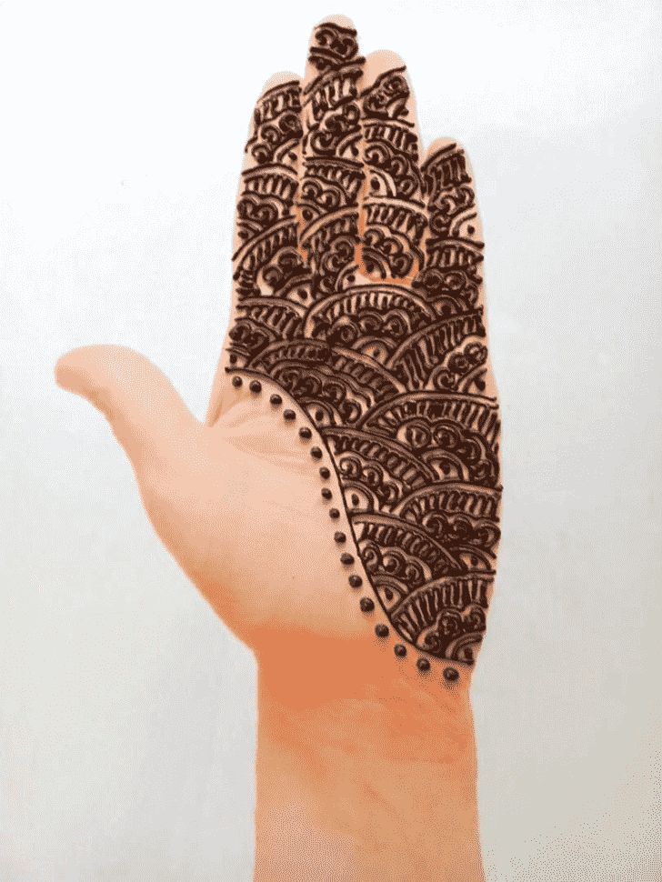 Gorgeous Front Hand Henna Design