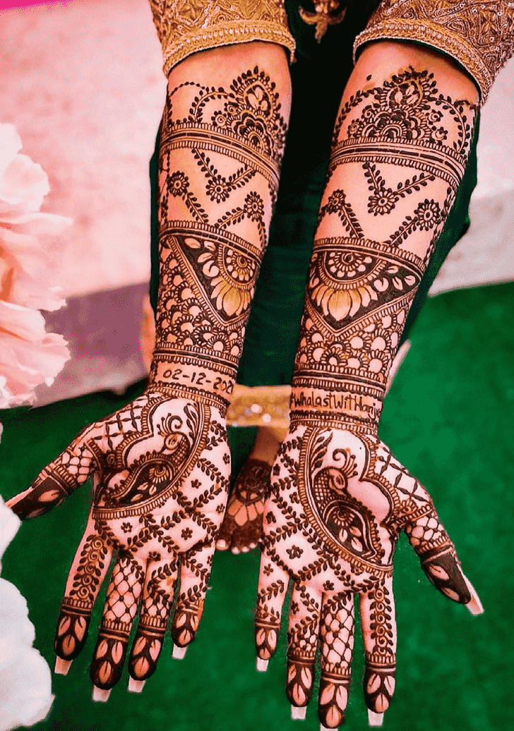 Gorgeous Full Hand Henna Design