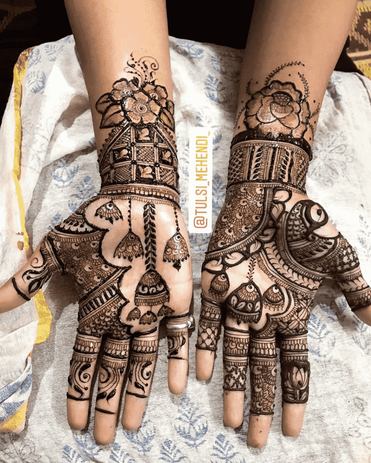 Grand Full Hand Henna Design