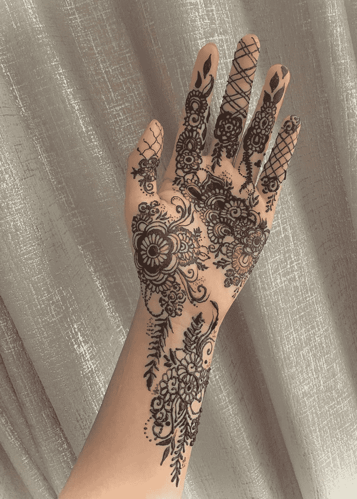Lovely Full Hand Mehndi Design