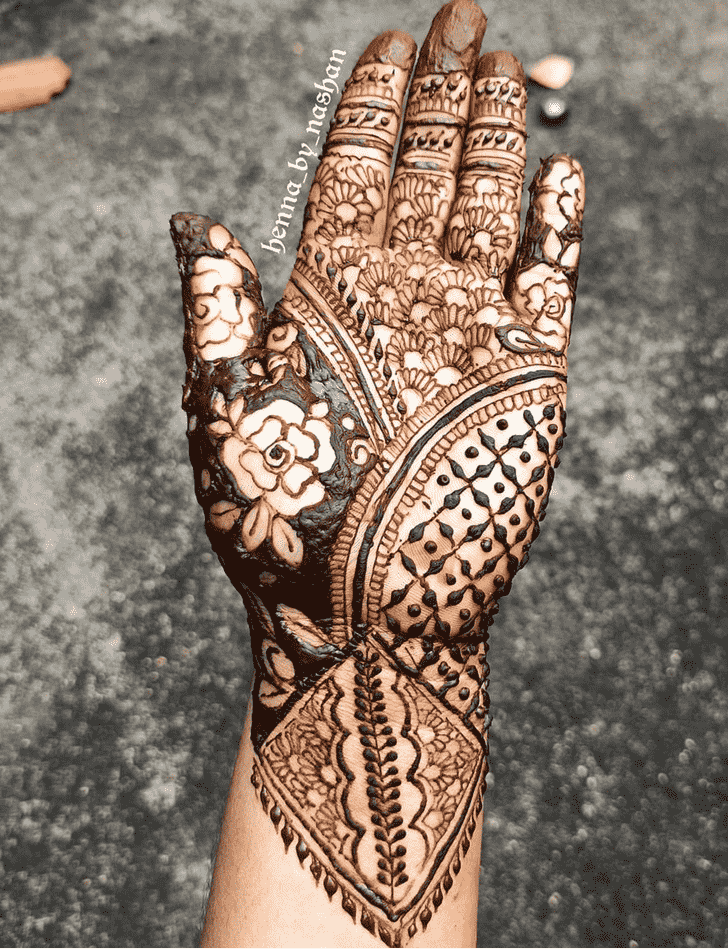 Marvelous Full Hand Henna Design