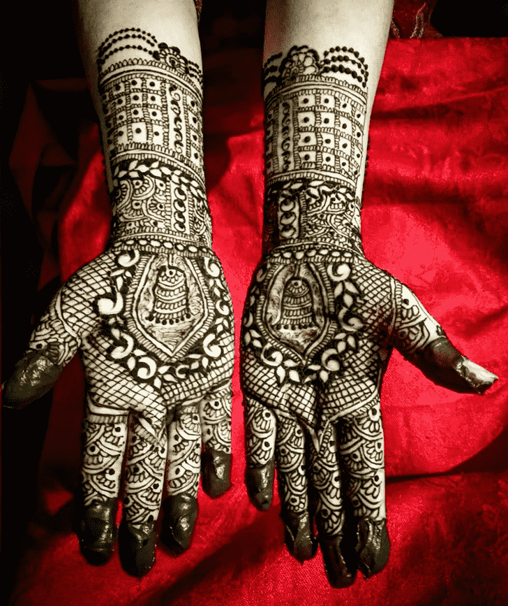 Stunning Full Hand Henna Design